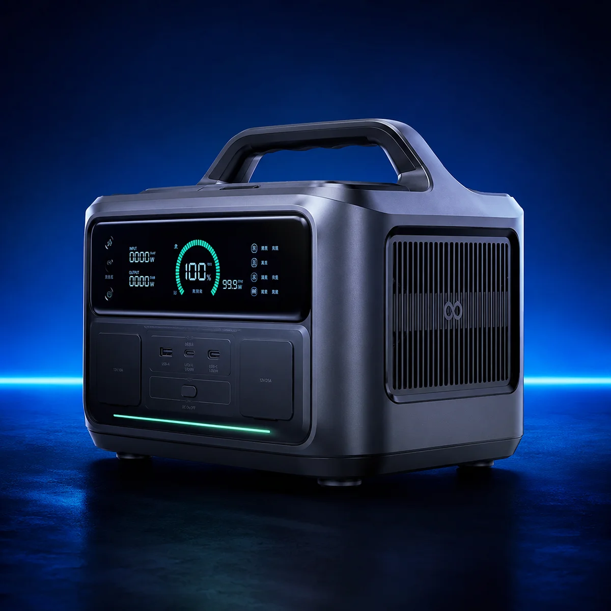 Portable lithium battery power station